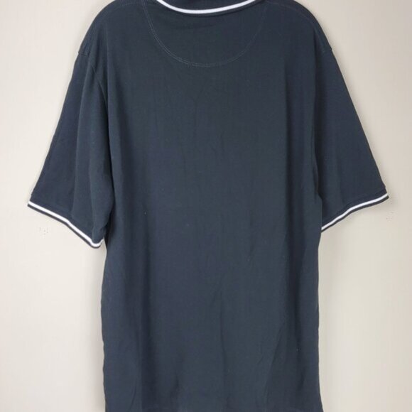 Coach Men Polo Shirt Signature Logo XXL Classic Black Designer Polo - Picture 7 of 14